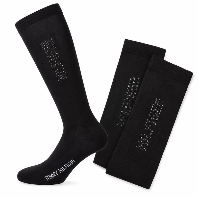 Skarpety Tommy Hilfiger Equestrian Keddie Black, czarne 2026