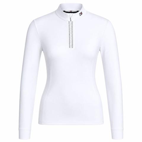 Bluzka konkursowa Tommy Hilfiger Equestrian Monica White, biała 2026