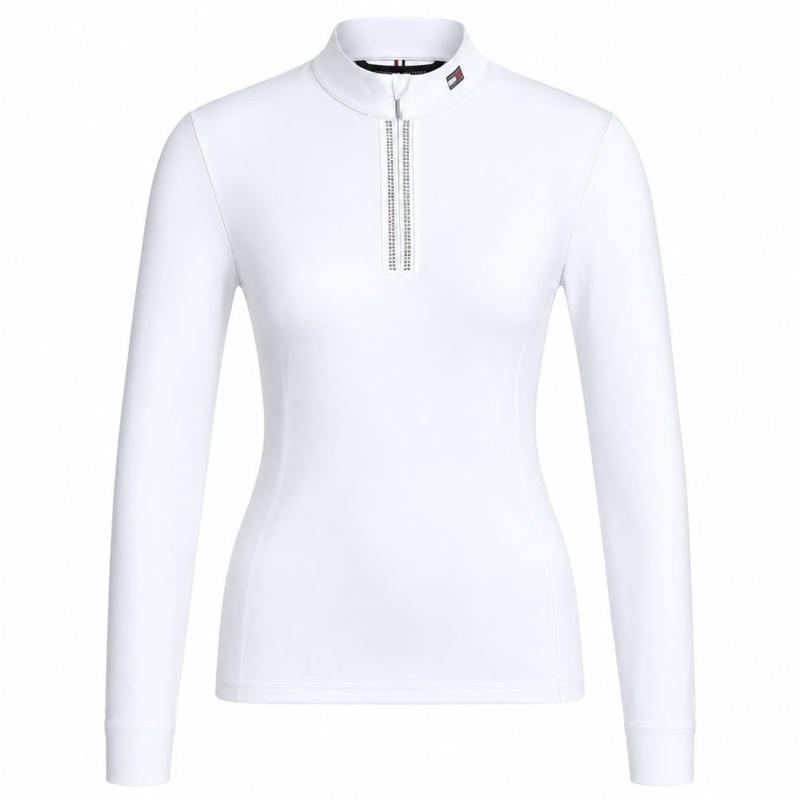 Bluzka konkursowa Tommy Hilfiger Equestrian Monica White, biała 2026