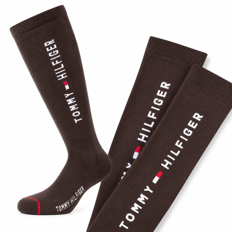 Skarpety Tommy Hilfiger Equestrian Clifton Cacao, brązowe 2026