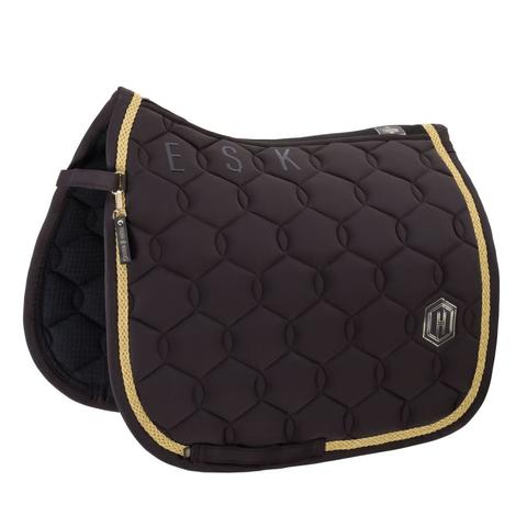 Czaprak Eskadron Heritage Pro Soft Emblem Black Truffle, ciemnobrązowa 2025/2026