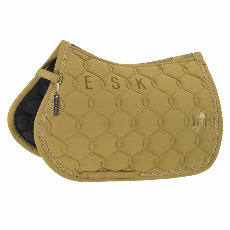 Czaprak Eskadron Heritage Pro Soft Emblem Cardamom, złoty 2025/2026