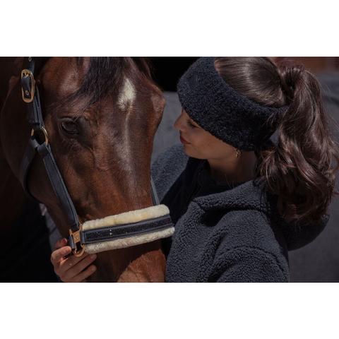 Kantar z futerkiem Eskadron Heritage Faux Leather Jewel FF Navy, granatowy 2025/2026