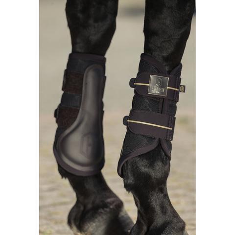 Ochraniacze Eskadron Heritage Mesh Black Truffle, ciemnobrązowe 2025/2026