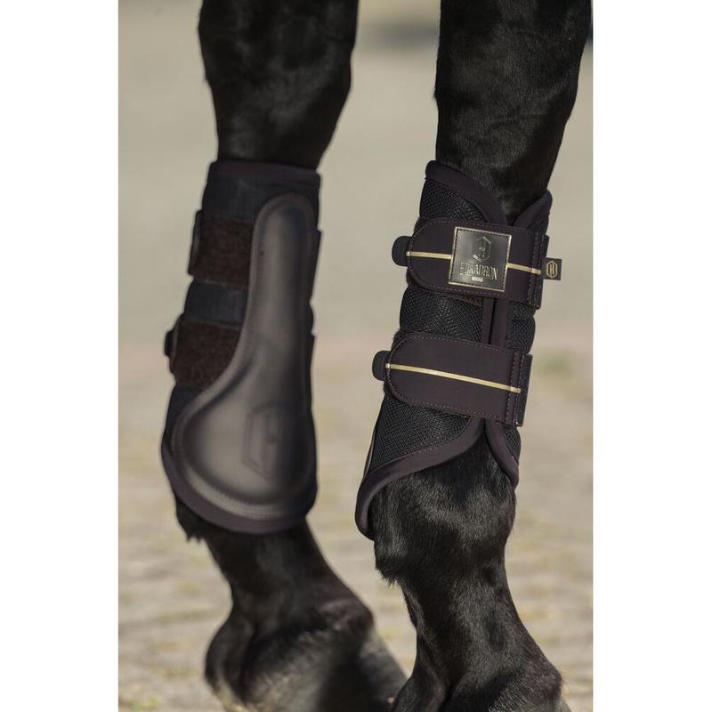 Ochraniacze Eskadron Heritage Mesh Black Truffle, ciemnobrązowe 2025/2026