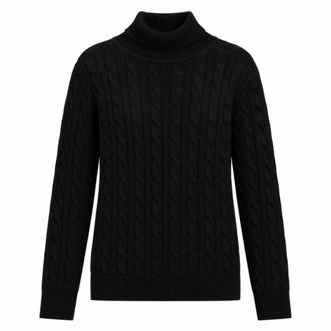 Sweter męski Boss Equestrian Jordan Black, czarny 2026