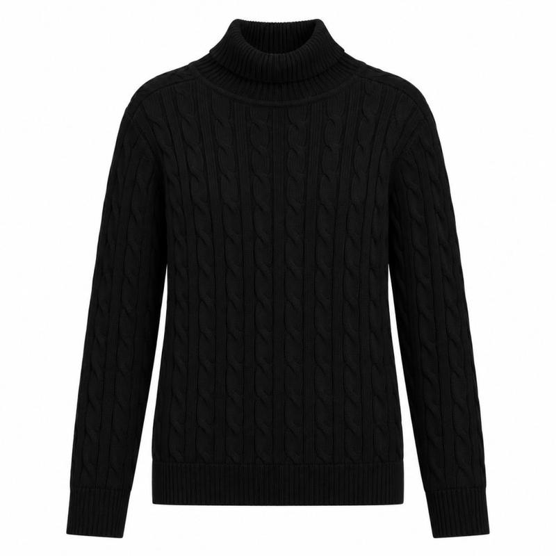 Sweter męski Boss Equestrian Jordan Black, czarny 2026
