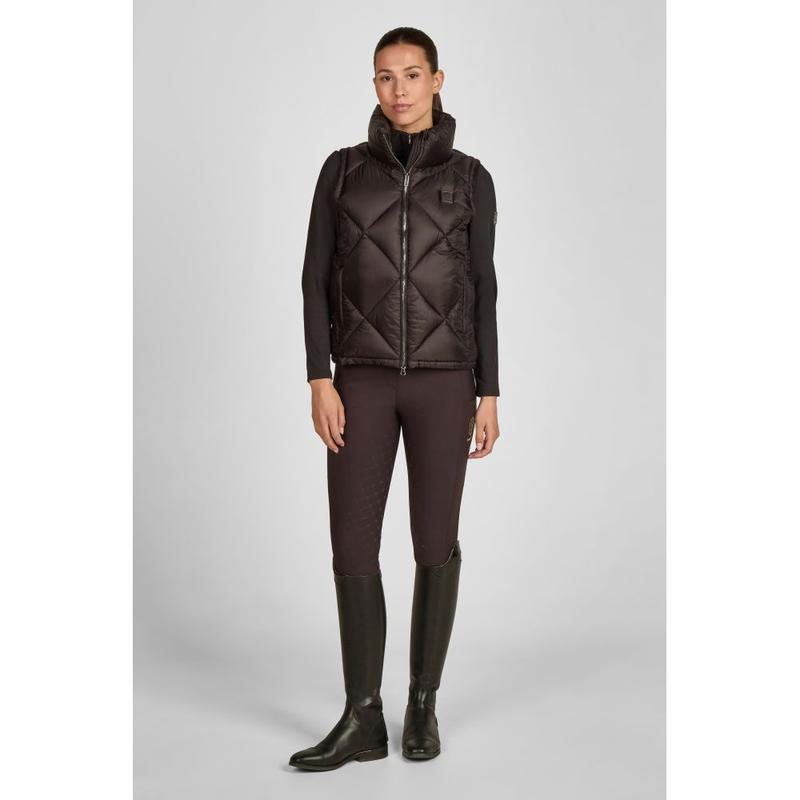 Bezrękawnik damski Eskadron Heritage Black Truffle, ciemnobrązowe 2025/2026