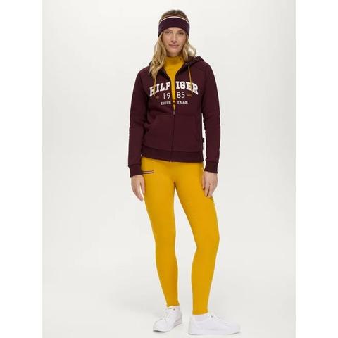 Bluza damska Tommy Hilfiger Equestrian Mills bordowa 2026