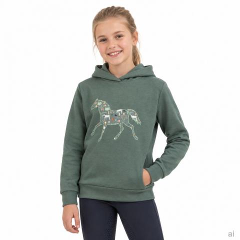 Bluza młodzieżowa HKM Judy ciemnozielona