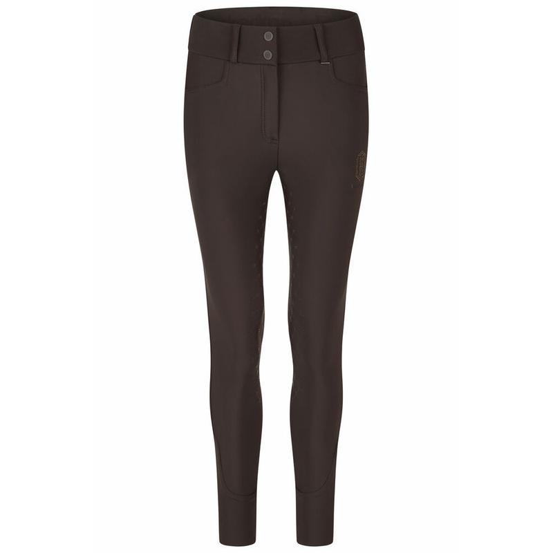 Bryczesy damskie Eskadron Heritage Full Grip Black Truffle, ciemnobrązowe 2025/2026