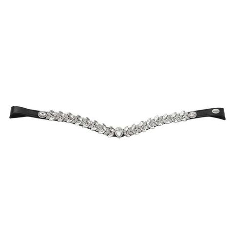 Naczółek Kavalkade Exquisite czarno-biały