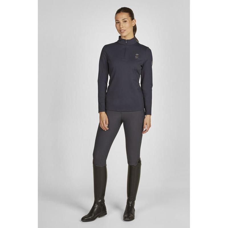 Bluzka damska Eskadron Heritage Half-Zip Navy, granatowa 2025/2026