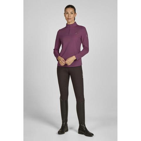 Bluzka damska Eskadron Heritage Half-Zip Wildberry, fioletowa 2025/2026