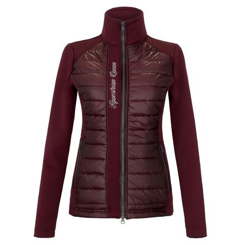 Bluza damska Equestrian Queen Elvira burgundowa
