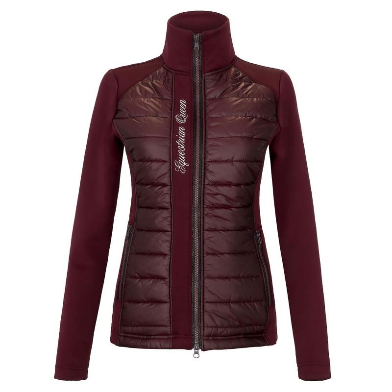 Bluza damska Equestrian Queen Elvira burgundowa