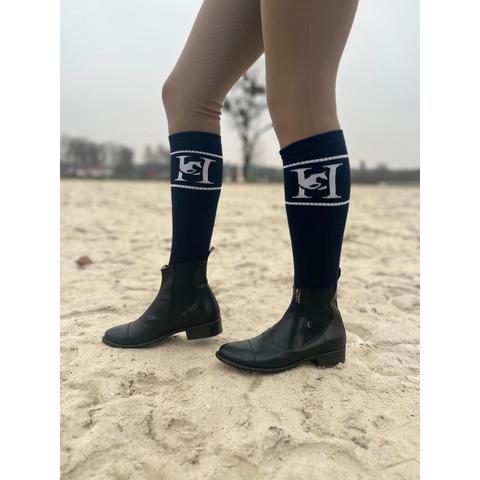 Skarpety Hoorsy Rumbox granatowo-białe