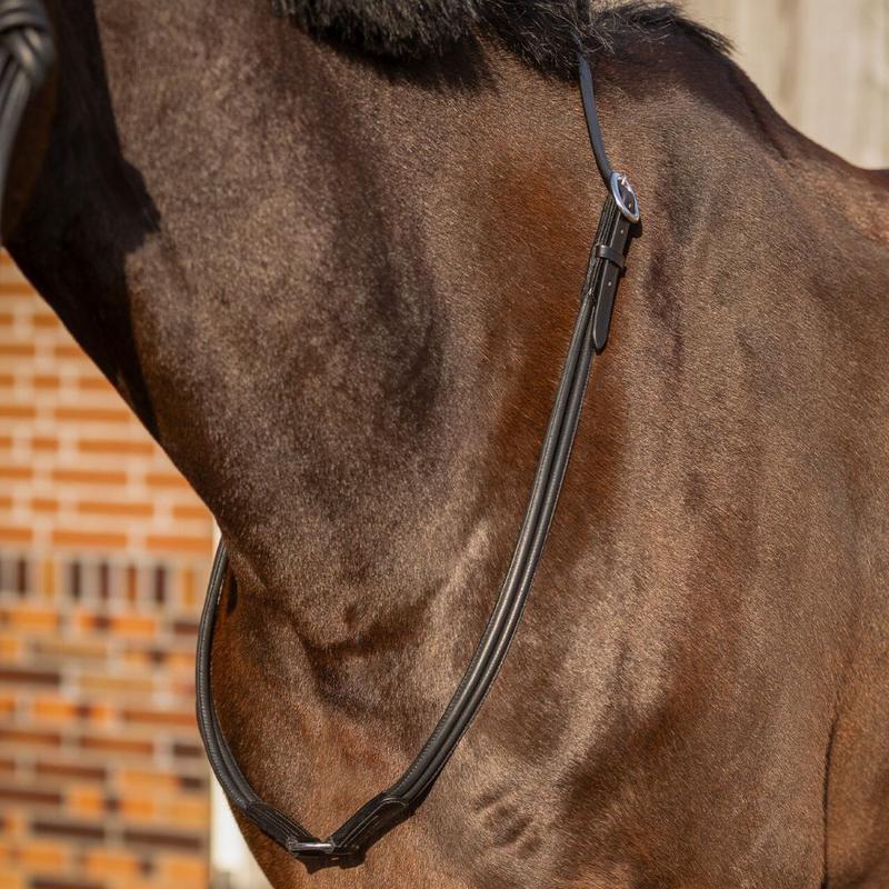 Cordeo - lina balansowa na szyję konia skórzana Liberta QHP czarna