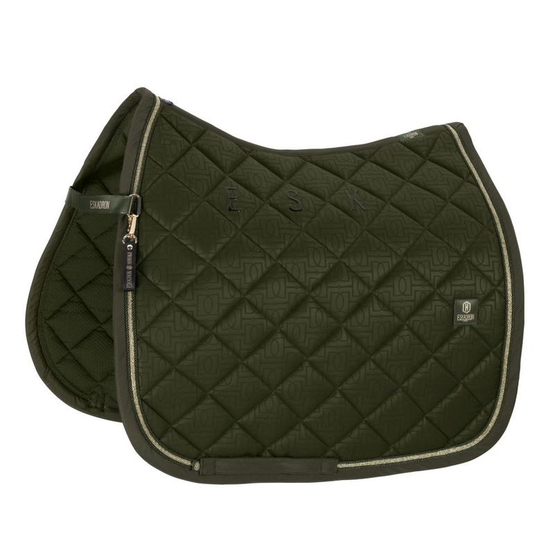 Czaprak Eskadron Heritage Jacquard Deep Moss, ciemnozielony 2026/2027