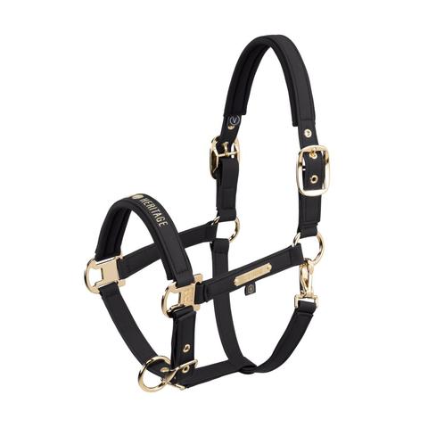 Kantar Eskadron Heritage Faux Leather Double Pin Black, czarny 2026/2027