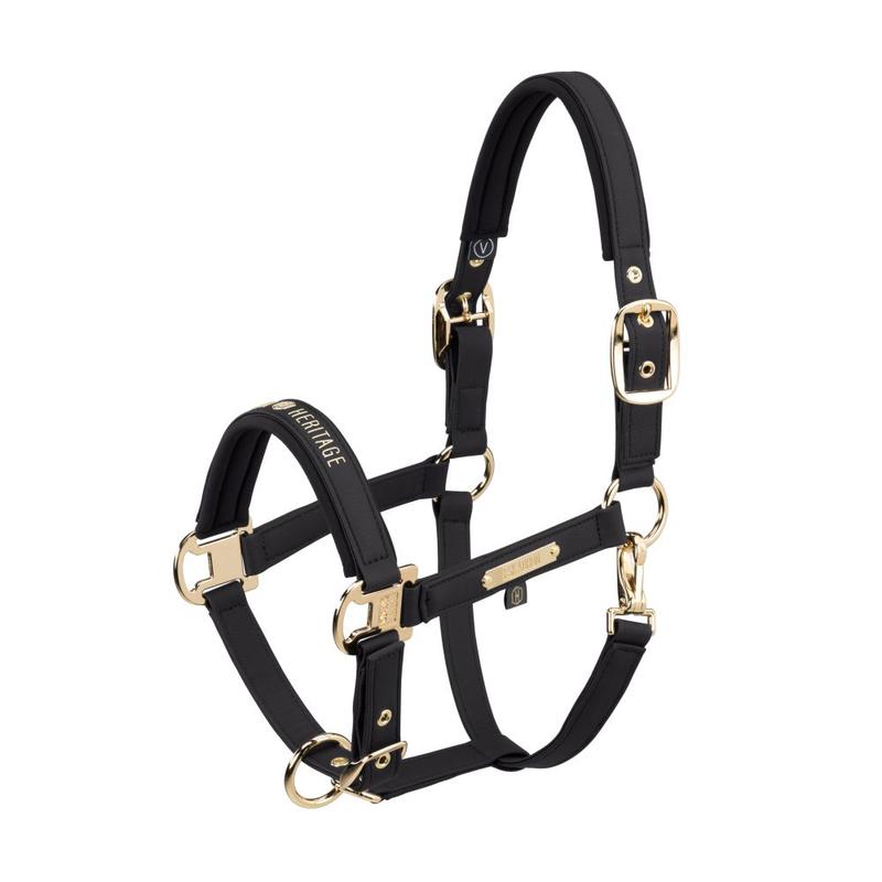 Kantar Eskadron Heritage Faux Leather Double Pin Black, czarny 2026/2027
