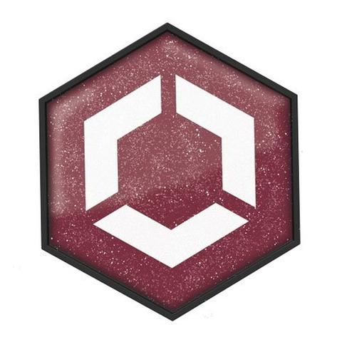 Wymienny magnes do kasku Flex-on Armet Trex-on Silver Burgundy, bordowy