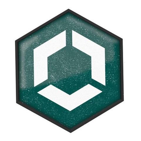 Wymienny magnes do kasku Flex-on Armet Trex-on Silver Dark Green, ciemnozielony
