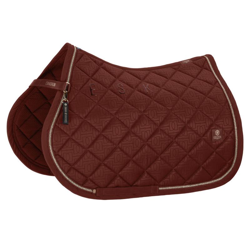 Czaprak Eskadron Heritage Jacquard Merlot, czerwony 2026/2027