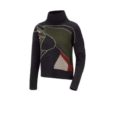Sweter damski Eskadron Heritage Jumper Black, Deep Moss czarno-ciemnozielony 2026/2027