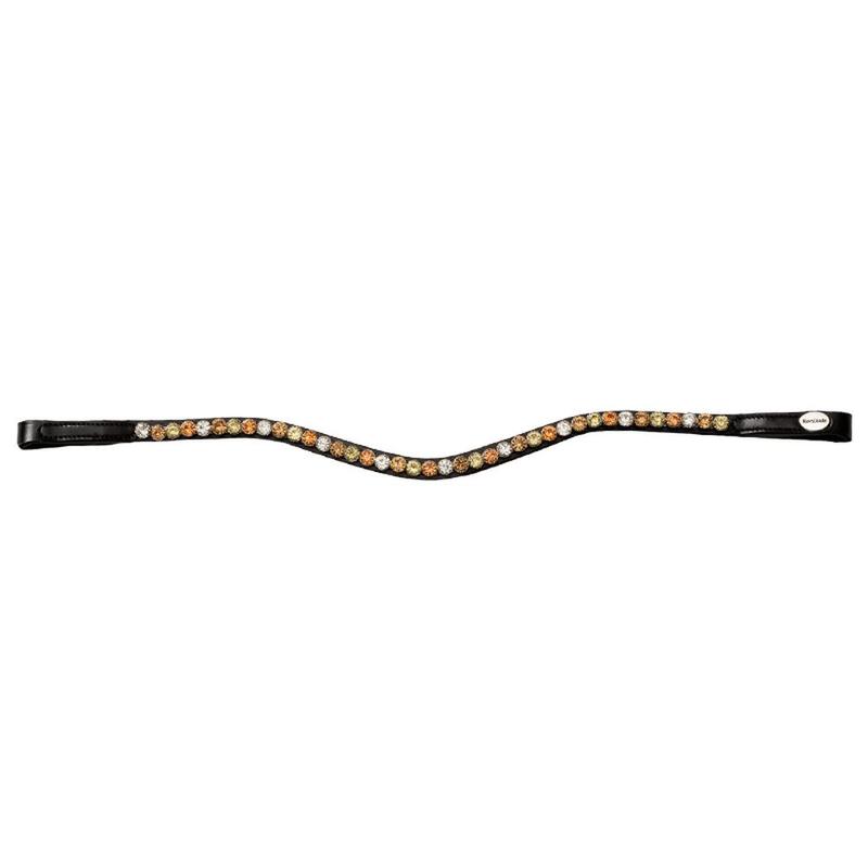 Naczółek Kavalkade Seasons Dreams czarno-biało-złoty