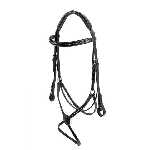 Ogłowie meksykańskie Start Zeus czarne