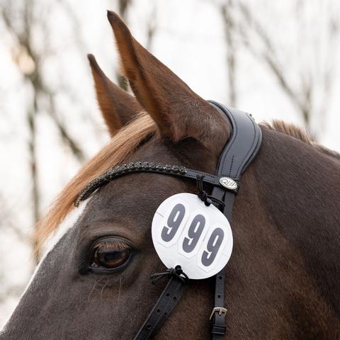 Numery startowe (2-pak) QHP Prim białe