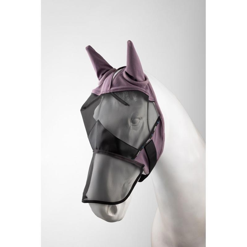 Maska siatkowa chłodząca Horze różowa