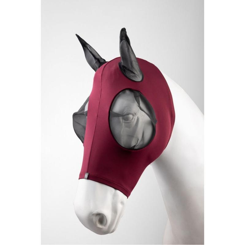 Maska siatkowa elastyczna Horze bordowa