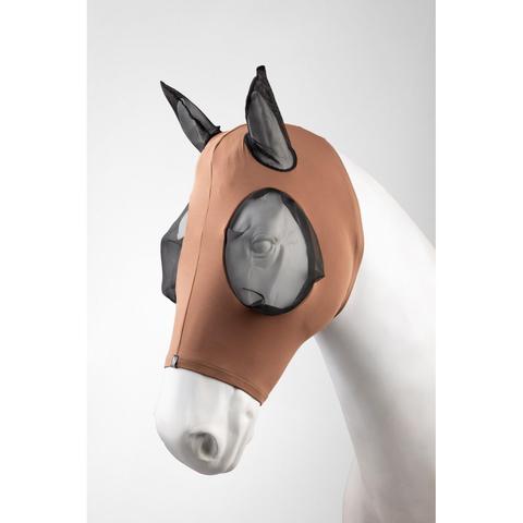 Maska siatkowa elastyczna Horze brązowa