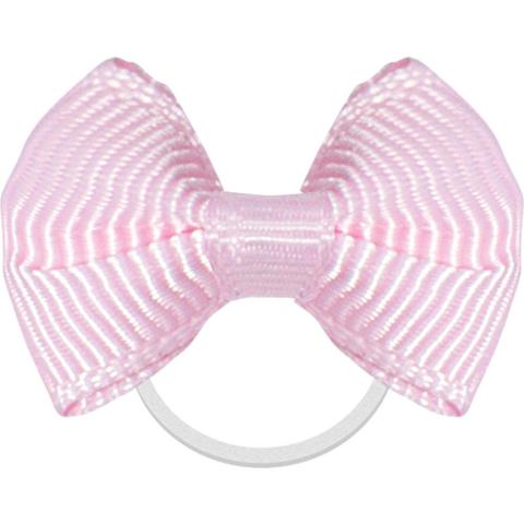 Gumki-kokardki do zaplatania koreczków York różowe