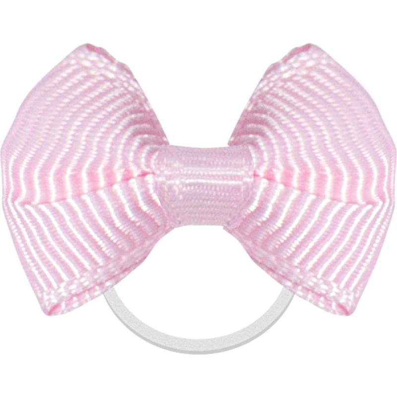 Gumki-kokardki do zaplatania koreczków York różowe