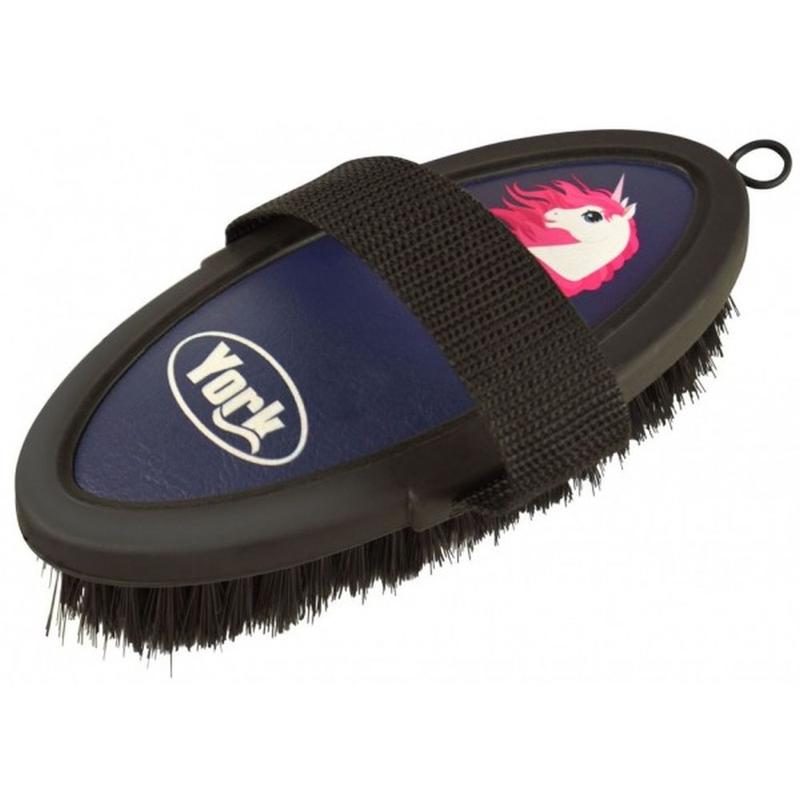 Szczotka York Unicorn czarna średnia