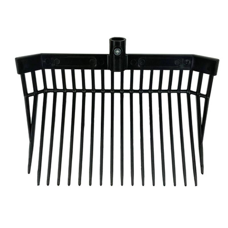 Widły York plastikowe czarne