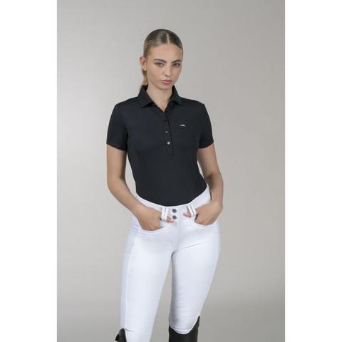 Koszulka Polo damska Schockemoehle SPMadlin dark grey, szara 2025