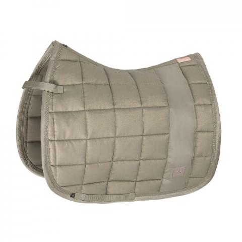 Czaprak Eskadron Heritage Big Square Cotton Glitter Ivorygrey, beżowy