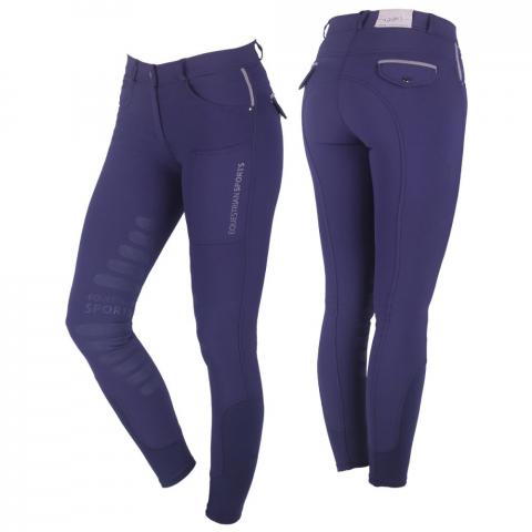 Bryczesy QHP Thirza Blue, niebieskie