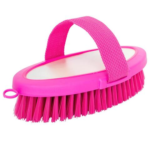 Szczotka z paskiem Start Holo różowa