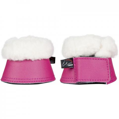 Kalosze z futerkiem HKM Comfort fuksjowe