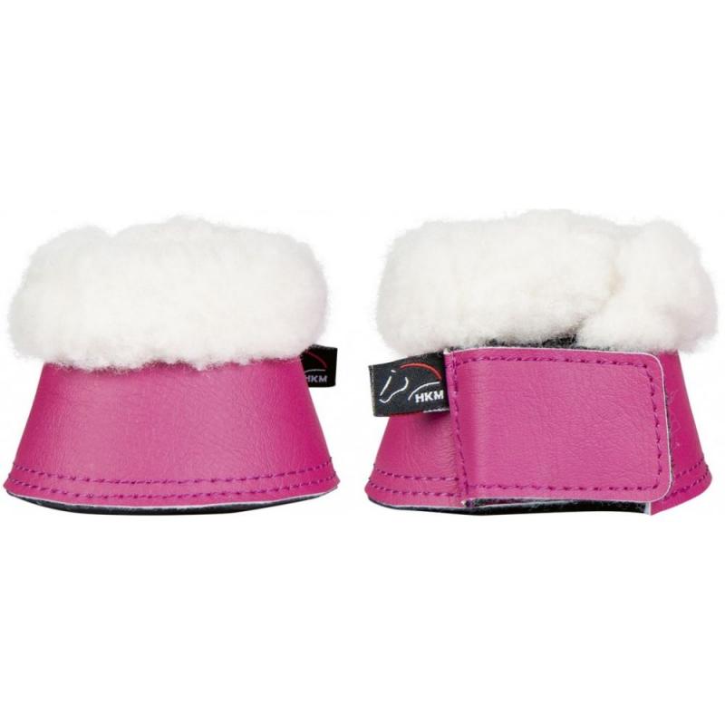 Kalosze z futerkiem HKM Comfort fuksjowe