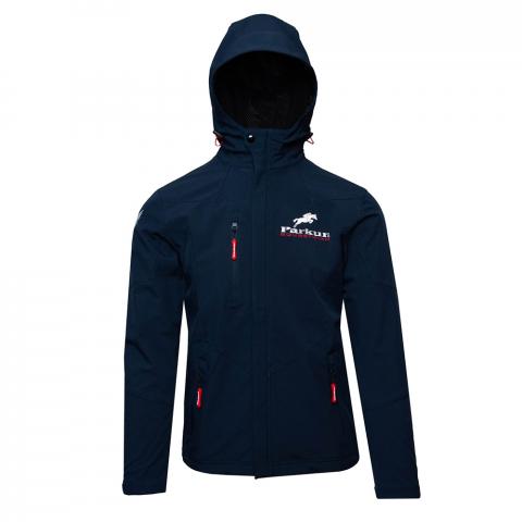 Kurtka męska wiosna/lato PARKUR Softshell nano granatowa