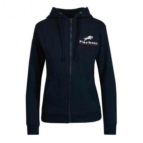 Bluza damska PARKUR z kapturem granatowa