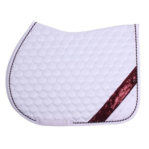 Czaprak QHP White biały