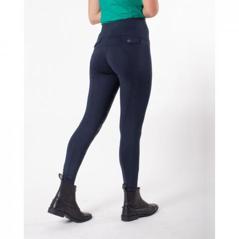 Legginsy damskie QHP Phylicia Navy, granatowe