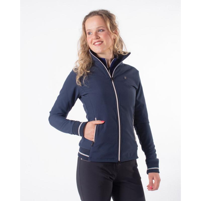 Kurtka damska QHP Softshell Lieke Navy, granatowa